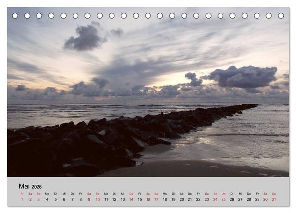 Produktbild: Blicke hinaus aufs Meer (Tischkalender 2026 DIN A5 quer), CALVENDO Monatskalender
