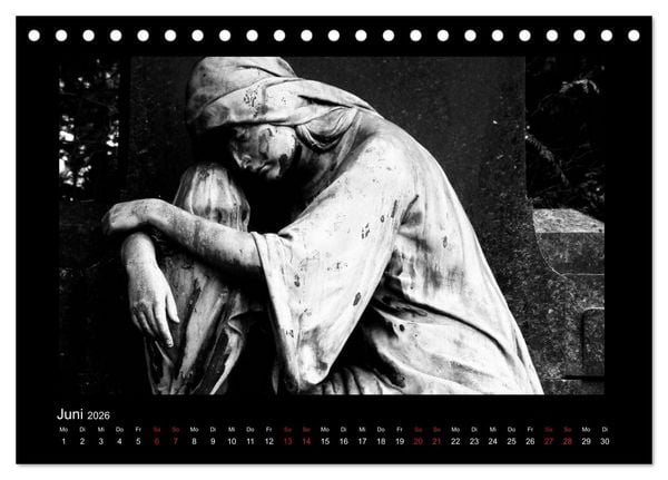 Produktbild: Die Engel von Melaten (Tischkalender 2026 DIN A5 quer), CALVENDO Monatskalender