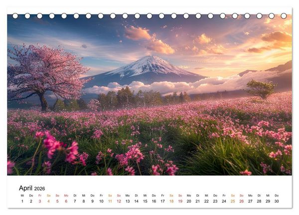 Produktbild: Natur im Jahr (Tischkalender 2026 DIN A5 quer), CALVENDO Monatskalender