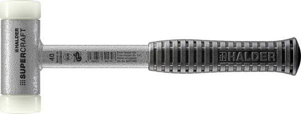 Produktbild: Halder SUPERCRAFT 3377.040 Schonhammer ergonomischer Griff, hart 805g 305mm 1St.
