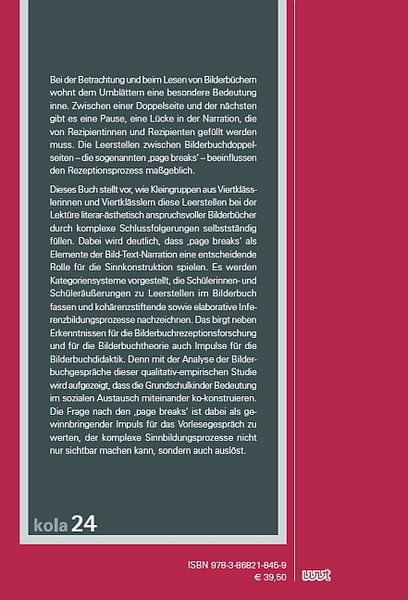 Produktbild: "Weil zwischen den Bildern passiert ja auch was."