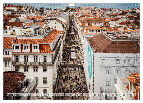 Produktbild: Lisbon - Perspectives (Wall Calendar 2026 DIN A3 landscape), CALVENDO 12 Month Wall Calendar