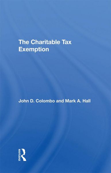 Produktbild: The Charitable Tax Exemption