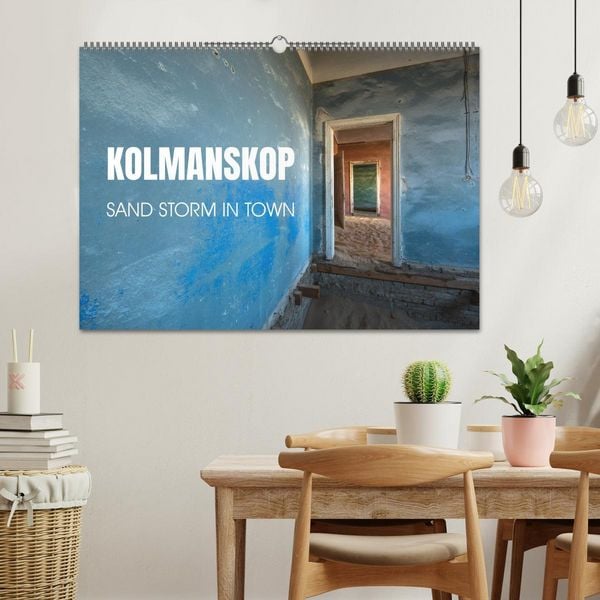 Produktbild: Kolmanskop Sand storm in town (Wall Calendar 2026 DIN A2 landscape), CALVENDO 12 Month Wall Calendar