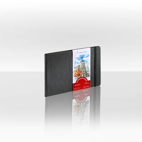 Produktbild: Hahnem&uuml;hle Papier Watercoulour Book 200g/m&sup2;, DIN A 6 Querformat, 200 g/m&sup2;