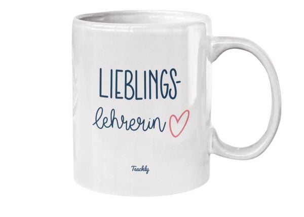 Produktbild: Teachly Tasse, Lieblingslehrerin, blau