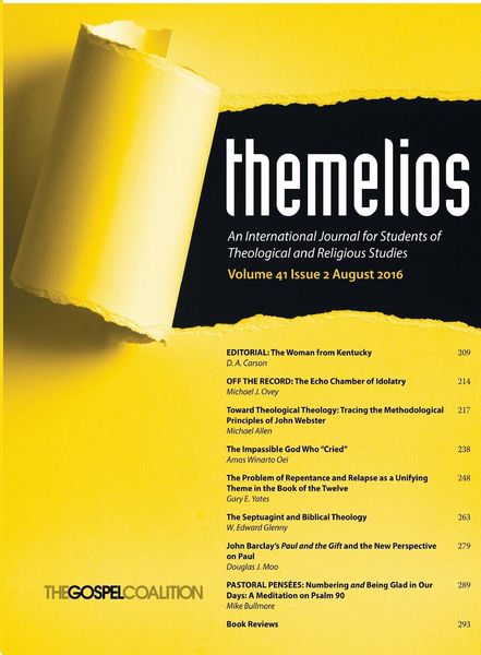Produktbild: Themelios, Volume 41, Issue 2