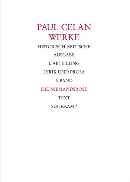 Produktbild: Werke. Historisch-kritische Ausgabe. I. Abteilung: Lyrik und Prosa