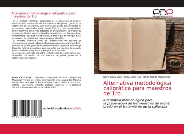 Produktbild: Alternativa metodol&oacute;gica caligr&aacute;fica para maestros de 1ro