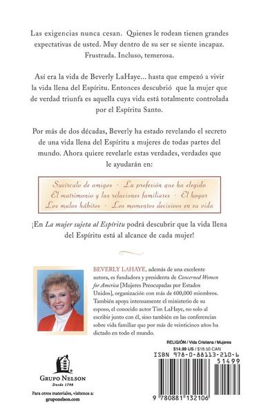 Produktbild: La Mujer Sujeta Al Esp&iquest;&iquest;ritu = Spirit Controlled Woman