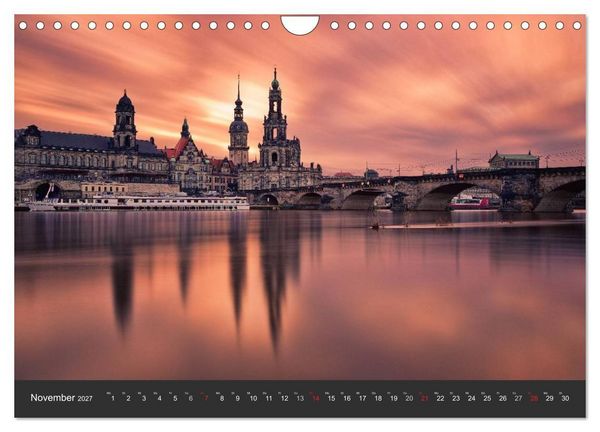 Produktbild: Barockstadt Dresden (Wandkalender 2027 DIN A4 quer), CALVENDO Monatskalender