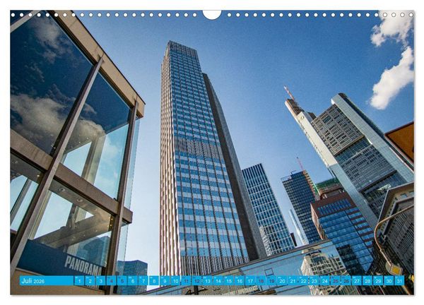 Produktbild: Towers of Frankfurt Fotokalender 2026 (Wandkalender 2026 DIN A3 quer), CALVENDO Monatskalender