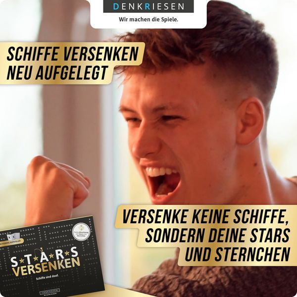 Produktbild: DENKRIESEN - STARS VERSENKEN Schiffe sind doof - Schiffe versenken neu aufgelegt