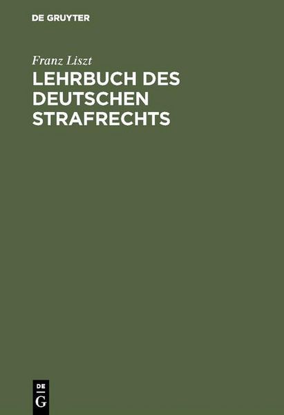 Produktbild: Lehrbuch des deutschen Strafrechts