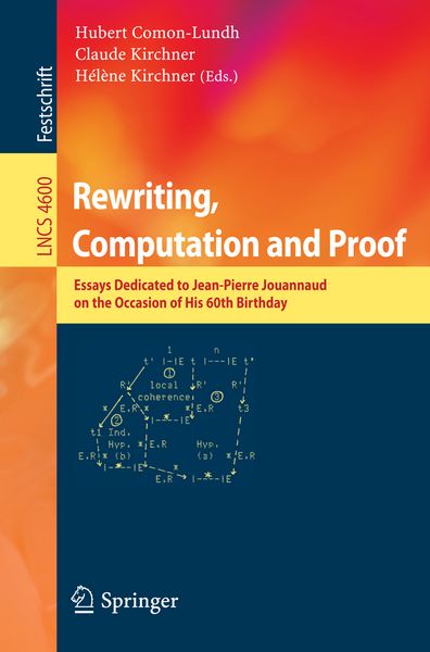 Produktbild: Rewriting, Computation and Proof