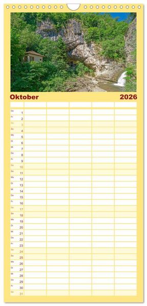 Produktbild: Familienplaner 2026 - Bulgarien. Berge und Meer. mit 5 Spalten (Wandkalender, 21 x 45 cm) CALVENDO