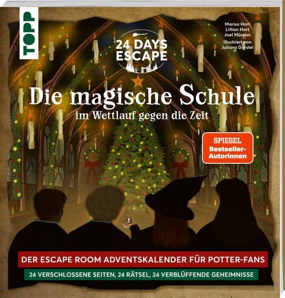 Produktbild: 24 DAYS ESCAPE &ndash; Der Escape Room Adventskalender f&uuml;r Potter-Fans: Im Wettlauf gegen die Zeit