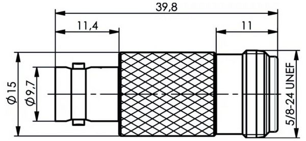 Produktbild: Teleg&auml;rtner 100123592 100123592 BNC-Adapter - 1St.