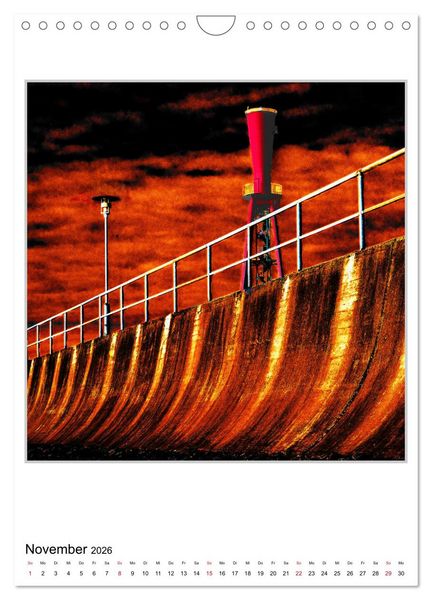 Produktbild: Stimmungsvolle Landschaften an der Nordseek&uuml;ste (Wandkalender 2026 DIN A4 hoch), CALVENDO Monatskalender
