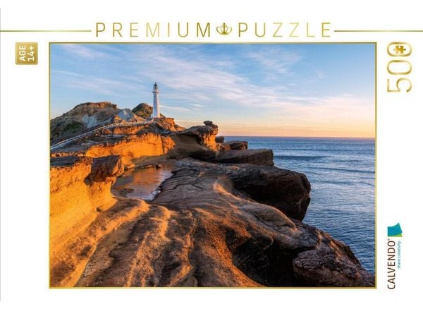 CALVENDO Puzzle Castlepoint Lighthouse - Nordinsel | 500 Teile Lege-Größe 48 × 36 cm Foto-Puzzle für Erwachsene