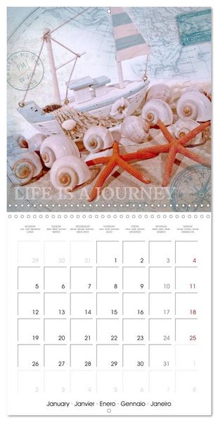 Produktbild: Life is better at the sea (Wall Calendar 2026 12 &times; 12 Inch) CALVENDO 12 Month Wall Calendar