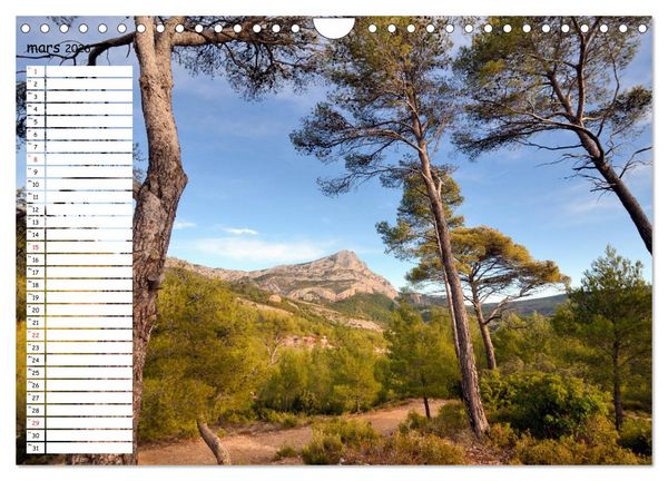 Produktbild: La Montagne Sainte-Victoire &ndash; dans les pas de C&eacute;zanne (Calendrier mural 2026 DIN A4 vertical), CALVENDO calendrier mensuel