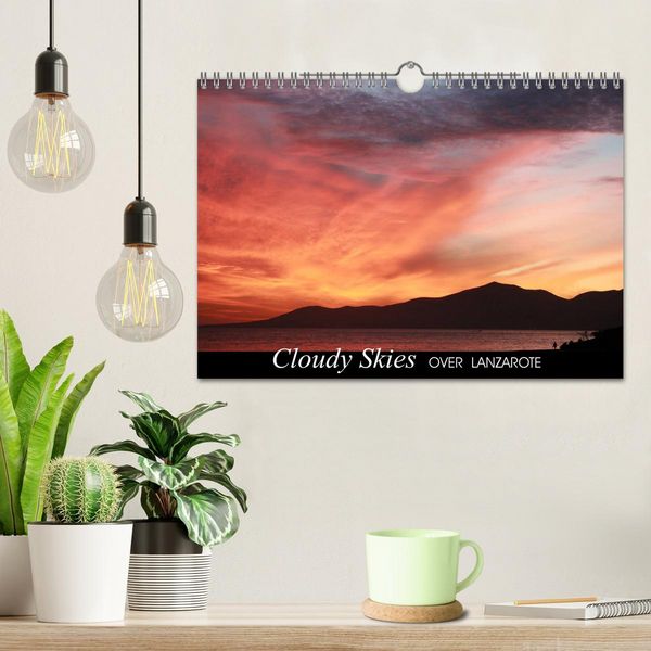 Produktbild: Cloudy skies over Lanzarote (Wall Calendar 2026 DIN A4 landscape), CALVENDO 12 Month Wall Calendar