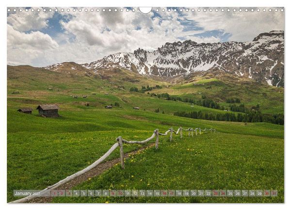 Produktbild: Fascinating Dolomite Alps (Wall Calendar 2027 DIN A3 landscape), CALVENDO 12 Month Wall Calendar