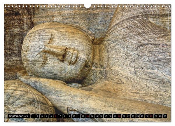 Produktbild: Sri Lanka 2026 Kulturh&ouml;hepunkte (Wandkalender 2026 DIN A3 quer), CALVENDO Monatskalender