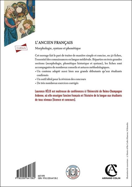 Produktbild: L'ancien fran&ccedil;ais : morphologie, syntaxe et phon&eacute;tique