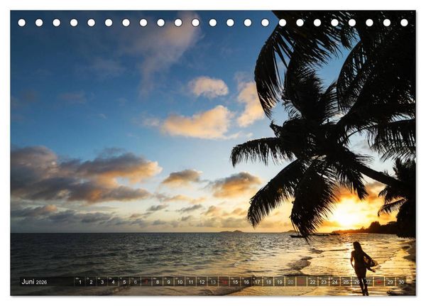 Produktbild: Seychellen - Das letzte Paradies auf Erden (Tischkalender 2026 DIN A5 quer), CALVENDO Monatskalender