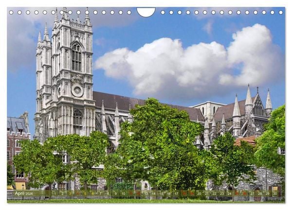 Produktbild: London around 1890-1900 - photos restored and colourised (Wall Calendar 2026 DIN A4 landscape), CALVENDO 12 Month Wall Calendar