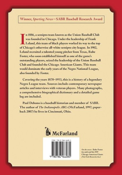 Produktbild: The Chicago American Giants
