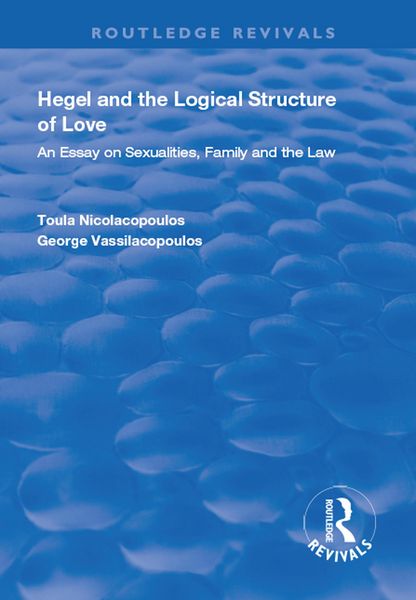 Produktbild: Hegel and the Logical Structure of Love