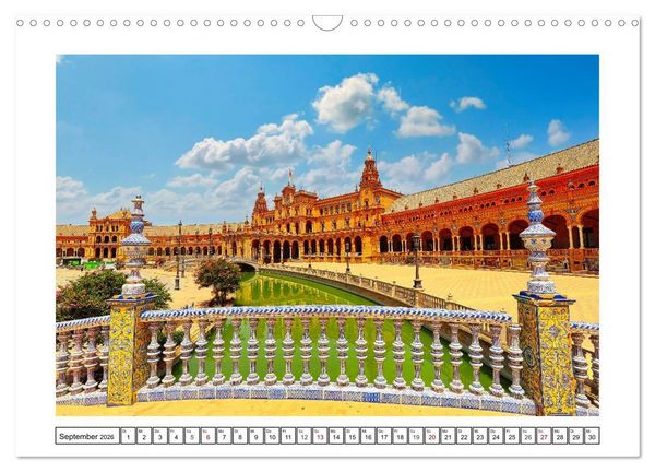 Produktbild: Andaluc&iacute;a - Buenos D&iacute;as (Wandkalender 2026 DIN A3 quer), CALVENDO Monatskalender