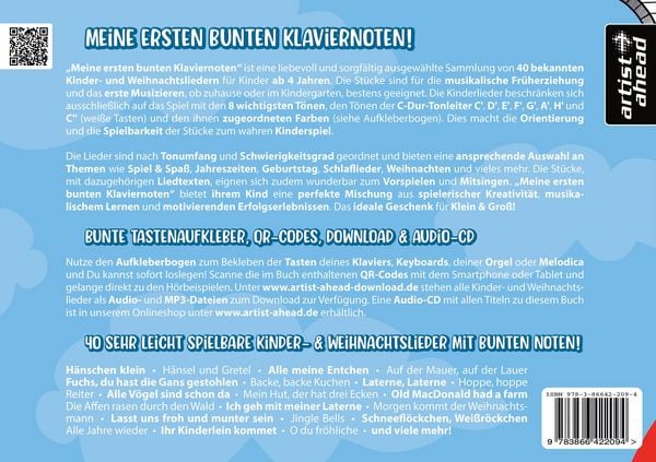 Produktbild: Meine ersten bunten Klaviernoten!