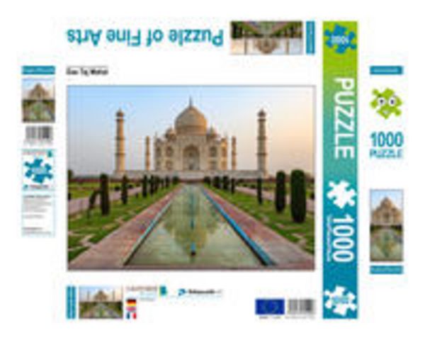 CALVENDO Puzzle Das Taj Mahal 1000 Teile Puzzle quer | 1000 Teile Lege-Größe 64 × 48 cm Foto-Puzzle für glückliche Stunden