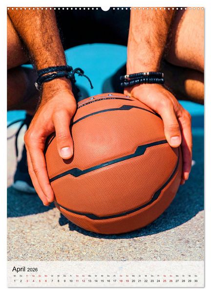 Produktbild: Basketball im Fokus (hochwertiger Premium Wandkalender 2026 DIN A2 hoch), Kunstdruck in Hochglanz