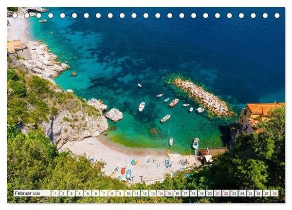 Produktbild: Landschaften an der Amalfi K&uuml;ste (Tischkalender 2026 DIN A5 quer), CALVENDO Monatskalender