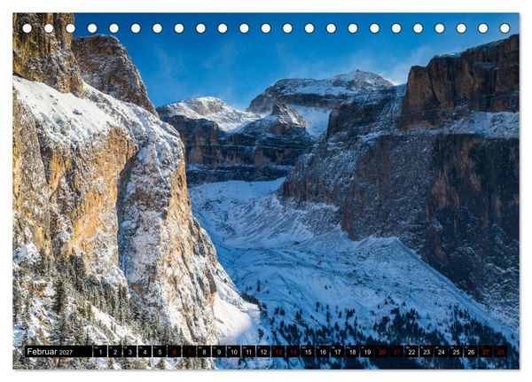 Produktbild: Sellagruppe. Dolomiten (Tischkalender 2027 DIN A5 quer), CALVENDO Monatskalender