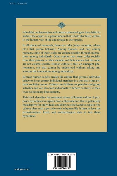 Produktbild: The Emergence of Culture