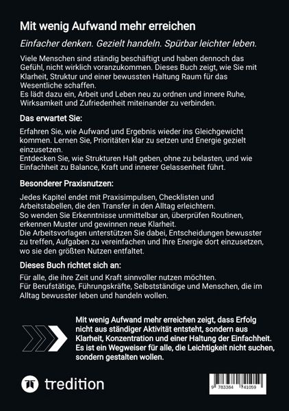Produktbild: Mit wenig Aufwand mehr erreichen