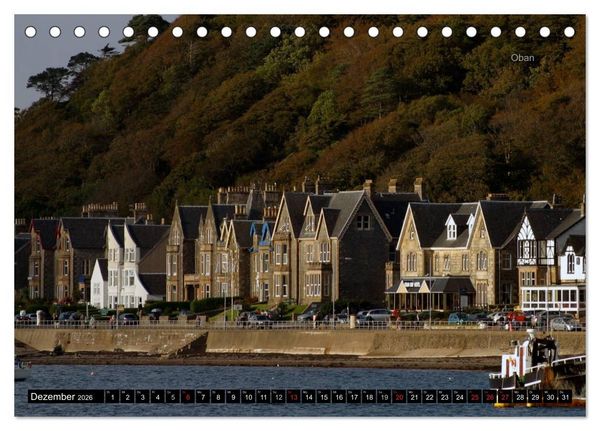 Produktbild: Schottland und Edinburgh (Tischkalender 2026 DIN A5 quer), CALVENDO Monatskalender