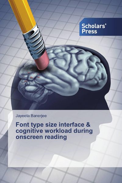 Produktbild: Font type size interface & cognitive workload during onscreen reading