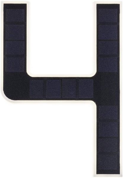 Produktbild: Paulmann 79845 Solar-Hausnummernleuchte 0.20W Warmwei&szlig; Schwarz
