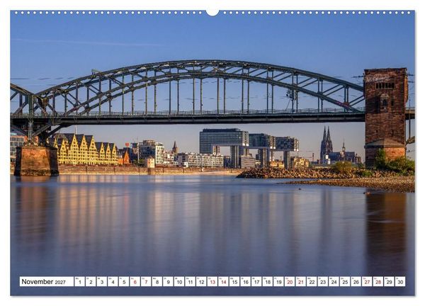 Produktbild: Urbane Impressionen: Domstadt K&ouml;ln - Lebensgef&uuml;hl am Rhein (Wandkalender 2027 DIN A2 quer), CALVENDO Monatskalender