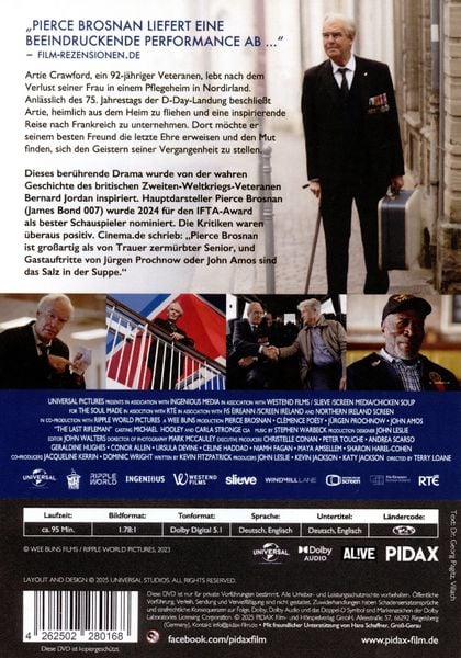 Produktbild: The Last Rifleman / Ber&uuml;hrendes und preisgekr&ouml;ntes Roadmovie nach einer wahren Geschichte mit Pierce Brosnan