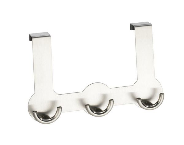 Produktbild: T&uuml;rgarderobe Mod. Rondo, 3 Haken, Edelstahl rostfrei