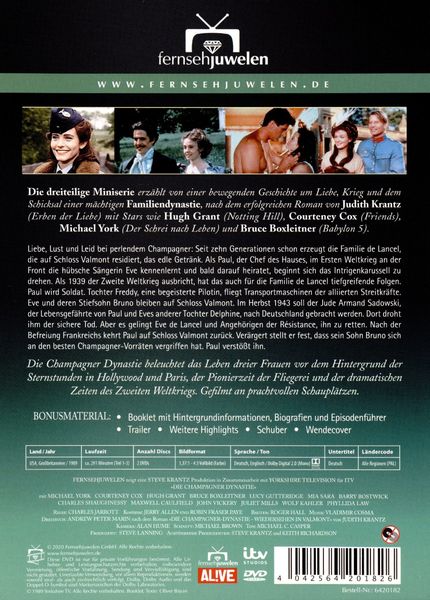 Produktbild: Die Champagner-Dynastie - Der komplette 3-Teiler nach Judith Krantz (Fernsehjuwelen) [2 DVDs]