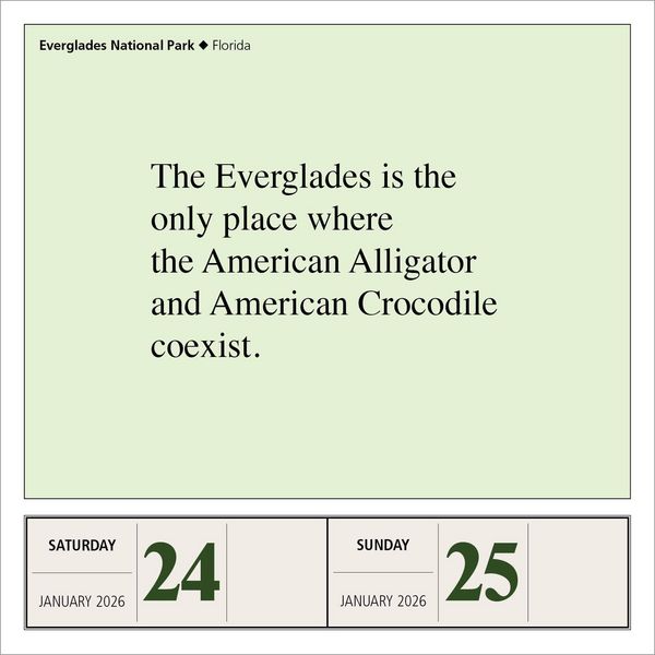 Produktbild: National Parks Page-A-Day(r) Calendar 2026